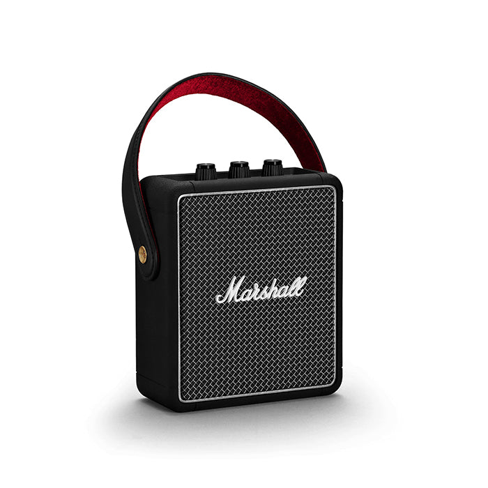 Marshall Stockwell II Portable Bluetooth Speaker BT 5.0 IPX4 Water-Splash Resistant, 20Hours Playtime and Iconic Classic Amp Design (Black, Brass)