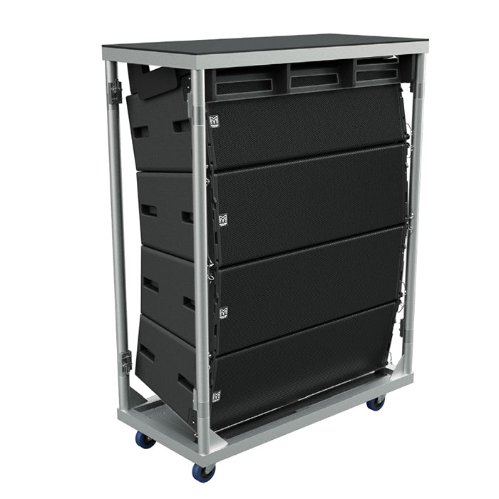 Martin Audio 4-Wheel Dolly Transport Cart with Brakes, 312kg Weight Capacity for WPL Enclosure Speakers | WPLCART