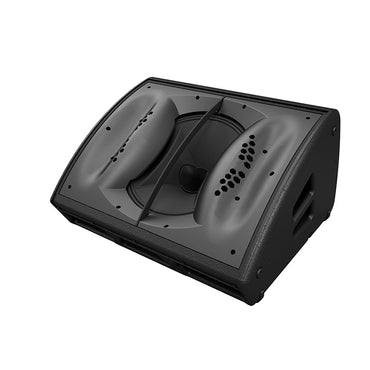 Martin Audio XE500 2200W/550W 15" 2-Way Bi-Amp Coaxial Differential Dispersion Stage Monitor Speakers with Built-In Risers, 62Hz-18kHz Frequency Response