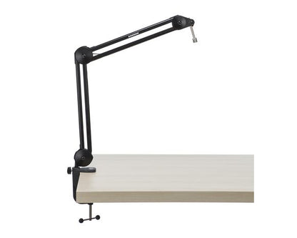 [CLEARANCE] Samson MBA28 28-Inch Durable Microphone Arm Stand with Clamp Perfect for Podcasting, Radio Broadcast and Voice Over Recording