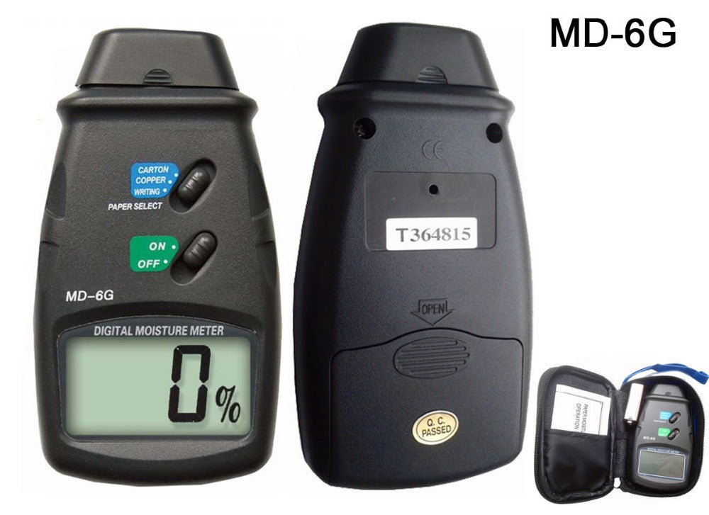 MD-6G Paper, Wood, Carton Moisture Meter Moisture meter Range: 0-40%