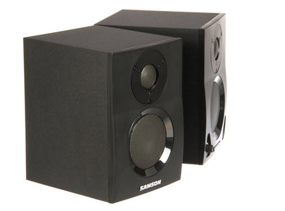 [CLEARANCE] Samson MediaOne BT3 Two-Way Active 3" Bluetooth Studio Monitor Speakers (Pair) for Vocal and Instrument Recording, Multimedia, Gaming