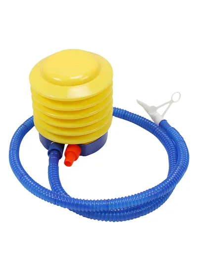 Ucassa Plastic Manual Foot Air Pump with 2 Adaptors for Inflatable Equipment