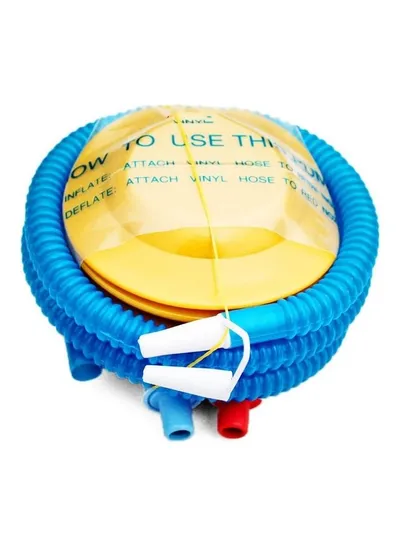 [CLEARANCE] Ucassa Plastic Manual Foot Air Pump with 2 Adaptors for Inflatable Equipment