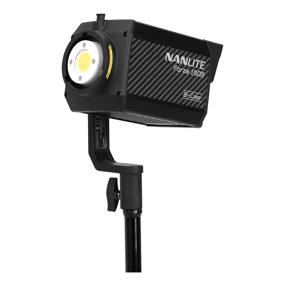 NANLITE Forza 150B 170W Bi-Color LED Wireless Spotlight Kit with 2700-6500K CCT Color Temperature Range, 12 Lighting Effect Presets and NANLINK Mobile App Support for Studio Photography | FORZA150B