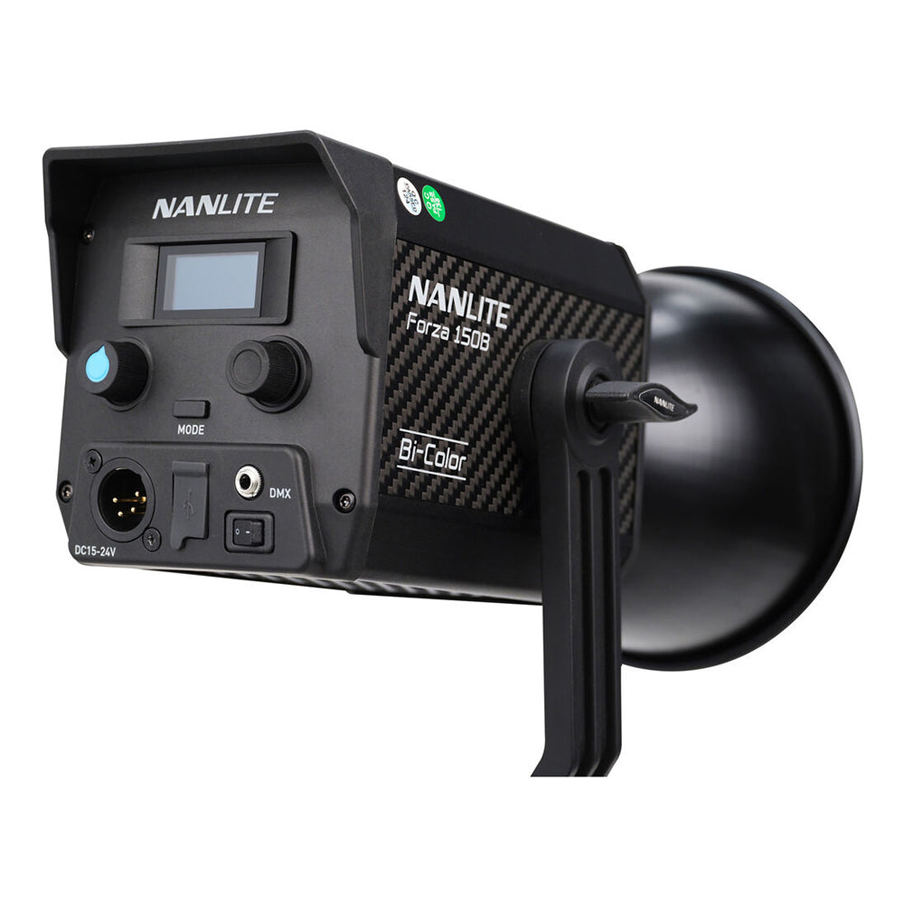 NANLITE Forza 150B 170W Bi-Color LED Wireless Spotlight Kit with 2700-6500K CCT Color Temperature Range, 12 Lighting Effect Presets and NANLINK Mobile App Support for Studio Photography | FORZA150B