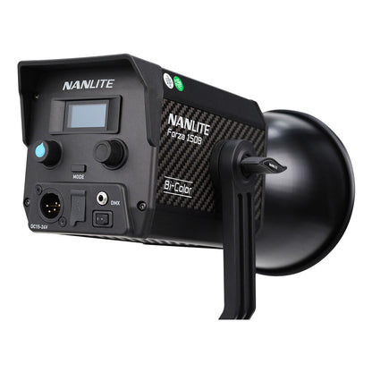 NANLITE Forza 150B 170W Bi-Color LED Wireless Spotlight Kit with 2700-6500K CCT Color Temperature Range, 12 Lighting Effect Presets and NANLINK Mobile App Support for Studio Photography | FORZA150B