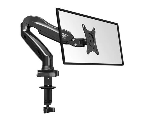 NB North Bayou F80 17"- 30" with 9Kg Max Payload Heavy Duty VESA Monitor Desk Mount Stand and Gas Strut Full Motion Swivel Computer Arm for LCD LED TV Television