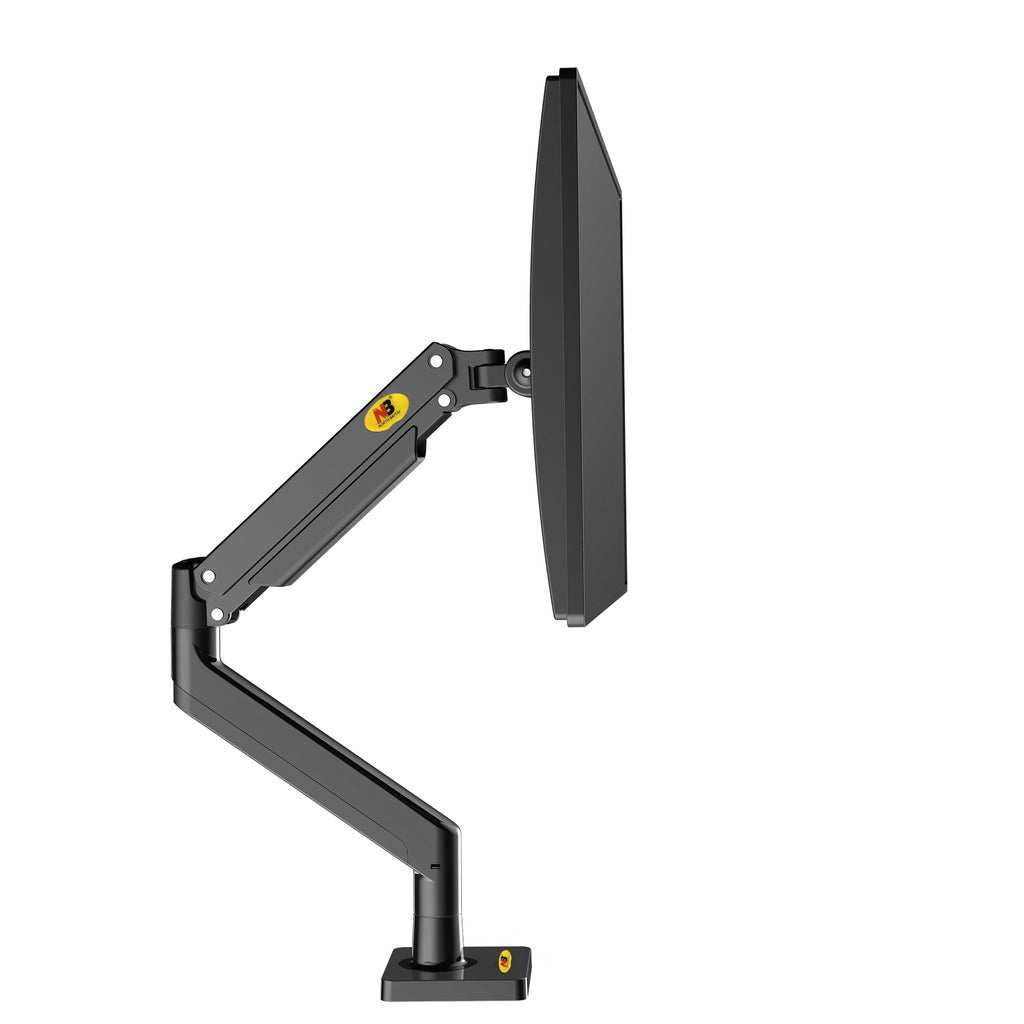 NB North Bayou G40 22"- 40" with 15Kg Max Payload Heavy Duty VESA Monitor Desk Mount Stand and Gas Strut Full Motion Swivel Arm with USB Port for LCD LED TV Television