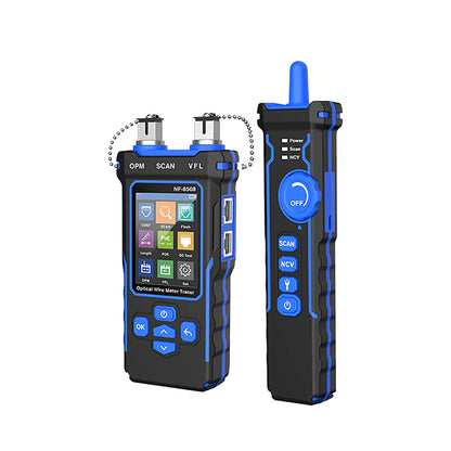 Noyafa NF-8508 Optical Wire Meter Tracer with Visual Fault Locator, Type-C Cable, RJ11/RJ45 Adaptor, Alligator Clip & Earphone