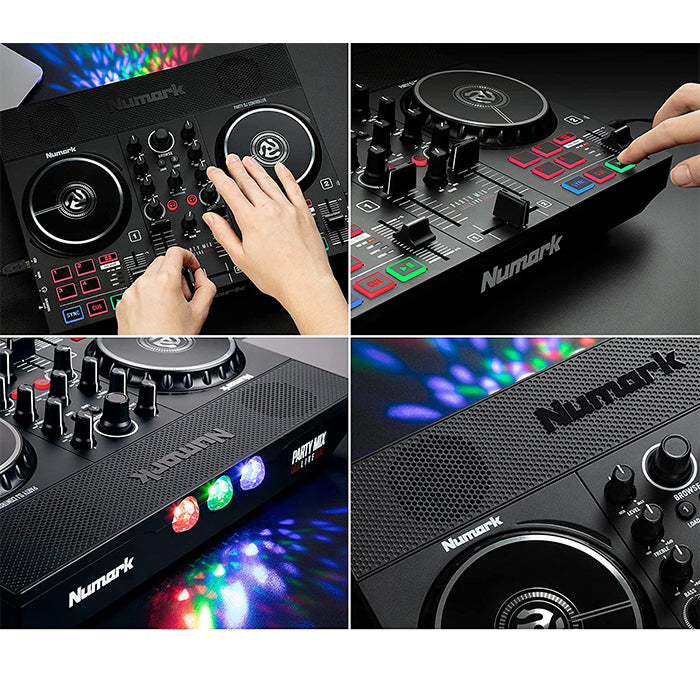 Numark PartyMix Live LED DJ Console Controller with Built-in Light 