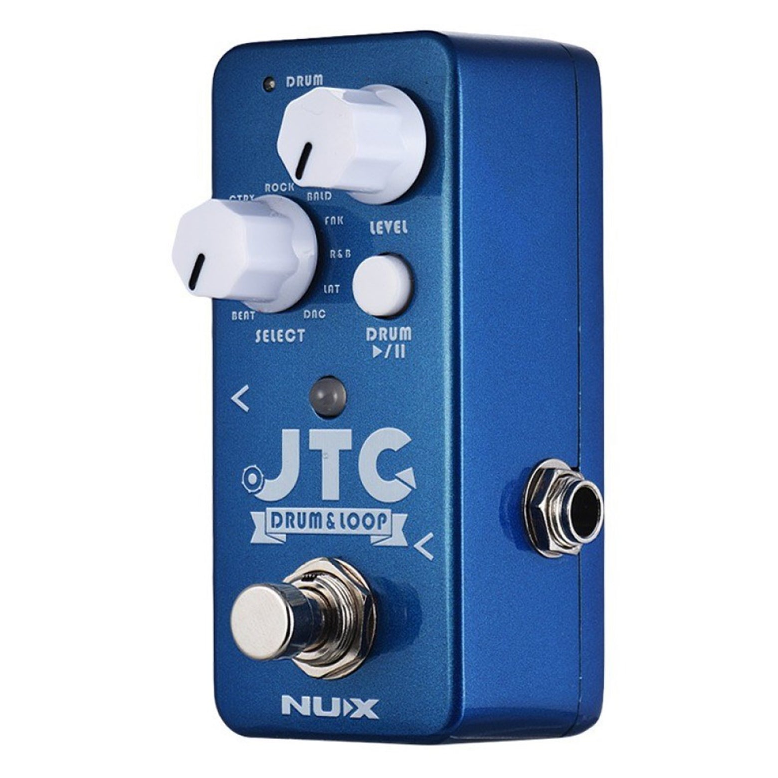 NUX JTC Drum & Loop Mini Guitar Effects Pedal with Metronome, Recorder,  Micro USB Port (NDL-2)