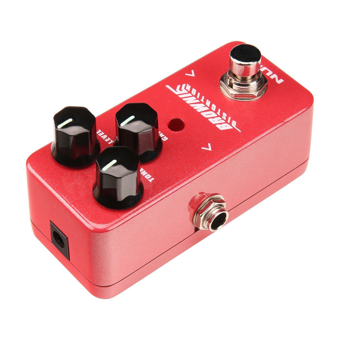 NUX Brownie Distortion Mini Guitar Effects Pedal with Classic British Rock Tone, Volume / Gain Control (NDS-2)
