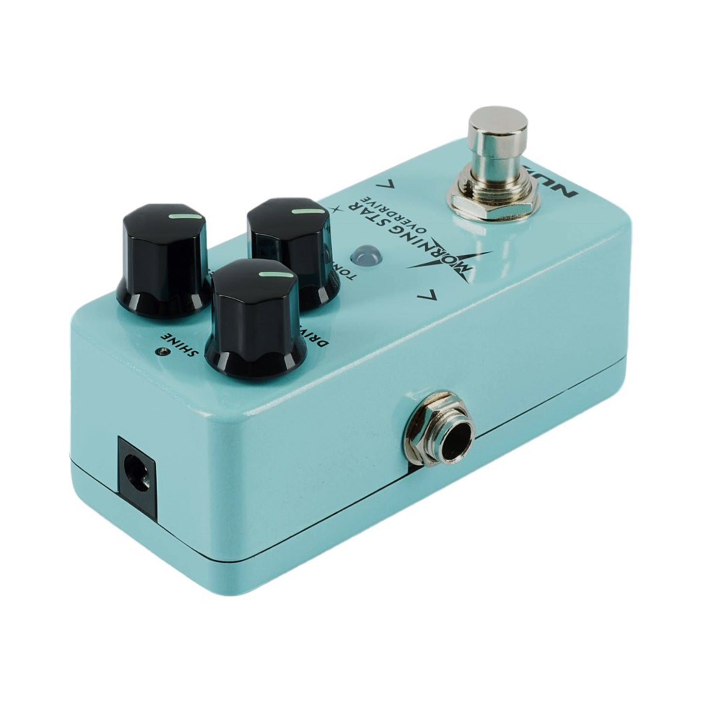 NUX Morning Star Overdrive Mini Guitar Effects Pedal with Shine Mode, Level and Tone Controls for Blues Rock Style (NOD-3)