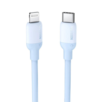 [CLEARANCE] UGREEN USB Type-C to Lightning Cable 3A Fast Charging Data Sync Silicone Cable Power Delivery PD 20W with 480Mbps Transfer Speed (1M) (Pink) | 203