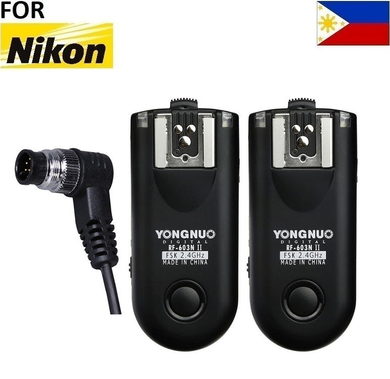 YONGNUO RF603II N N1 Wireless Flash Trigger Kit for Nikon 10-Pin Connection