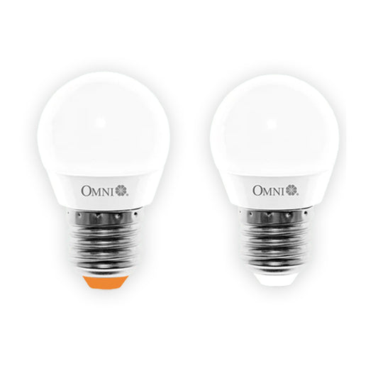 OMNI LED Lite G40 Mini Light Bulb 1.5W 220V E27 Base with 6500K/2700K Daylight & Warm White Energy Saving for Home Lighting | LLG40E27-1.5W-DL LLG40E27-1.5W-WW