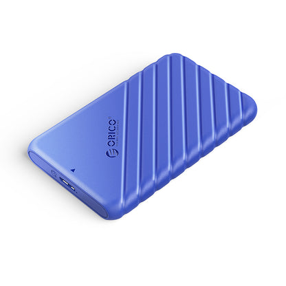 [CLEARANCE] ORICIO 2.5 inch SATA to USB 3.0 Micro-B SSD Enclosure for Idle HDD Tool-Free with 5Gbps Fast Data Transfer Rate, 6TB Max. Disk Capacity, 0.3m Micro-B to USB-A Cable Hard Drive Enclosure (White) | 25PW1-U3