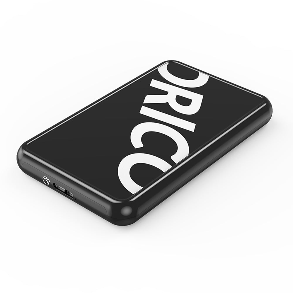 [CLEARANCE] ORICO CP25U3 2.5 inch SATA to USB 3.0 Micro-B SSD Enclosure Tool-Free with 5Gbps Fast Data Transfer Rate & Data Cable, 6TB Max. Disk Capacity, 0.5m USB Cable for PC, Laptop, Windows, Mac, Linux HDD Hard Drive Enclosure (Black)