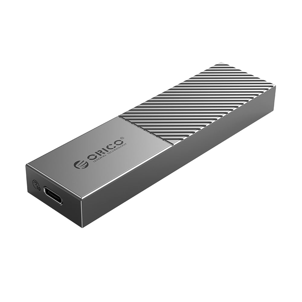 ORICO FV09C3-G2 NVMe/NGFF SATA to USB 3.2 Gen2 Dual Protocol M.2 SSD Enclosure with 2-in-1 USB-C to C/A Data Cable, 40Gbps High-Speed Data Transmission Rate, Thermal Fin, PD 100W, 4TB Supported Capacity for Windows, macOS, Linux, Android