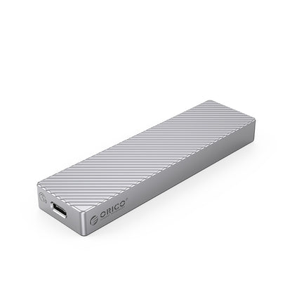 [CLEARANCE] ORICO FV15C3-G2 NVMe/SATA to USB 3.2 Gen2 Dual Protocol M.2 SSD Enclosure with Built-in Aluminum Alloy Heatsink, 2-in-1 USB-C to C/A Data Cable, 10Gbps Fast Data Transmission Rate, 4TB Supported Capacity for Windows, macOS, Linux