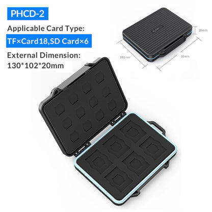 [CLEARANCE] ORICO External Hard Drive Memory Card Organizer Storage Bag for 2.5 HDD, SSD, CF, SD & TF Card Storage Disk Drives | PHCD-5