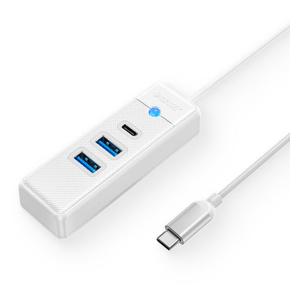 [CLEARANCE] ORICO (0.15m) 3-in-1 USB 3.0 Type C Hub with 5Gbps Transfer Rate, USB-A 3.0, USB-C 3.0 for Windows, macOS, Linux (Black) | PWC2U-C3-015