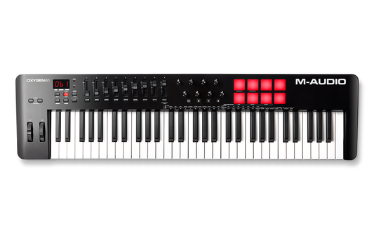 M-Audio Oxygen 61 MKV USB MIDI Controller with Smart Controls and Auto-Mapping