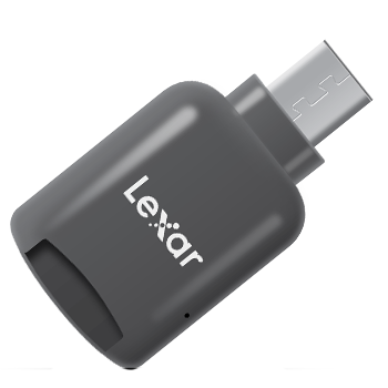 Lexar LRWMCBAP MicroSD to USB Type-C Adapter Reader for Android Phones, Windows, Mac Systems