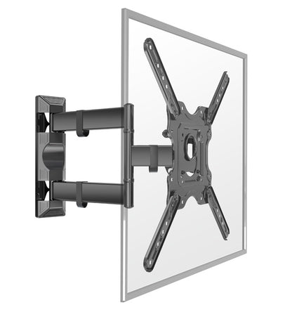 NB North Bayou P4 32"- 55" with 27.2 Max Payload Heavy Duty Flat Panel TV Wall Mount with Bracket and Full Motion Swing Arm for LCD and LED Display TV Television