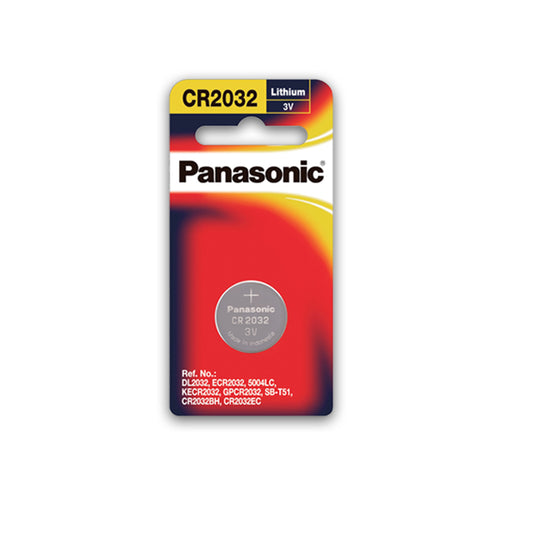 Panasonic CR2032 ECR2032 2032 Lithium Coin Cell Button Battery 3V
