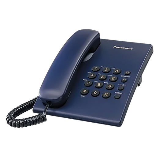 Panasonic KX-TS500MS Single Line Corded Landline Integrated Telephone with 4-Step Electronic Handset Volume Control and Hearing Aid Compatibility (HAC) KX-TS500