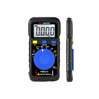[CLEARANCE] PeakMeter PM8215 Handheld Portable Digital Multimeter with HD LCD Display, AC/DC 600V 400mA Buzzer, Auto Range & Power Off Function, Continuity Diode Test