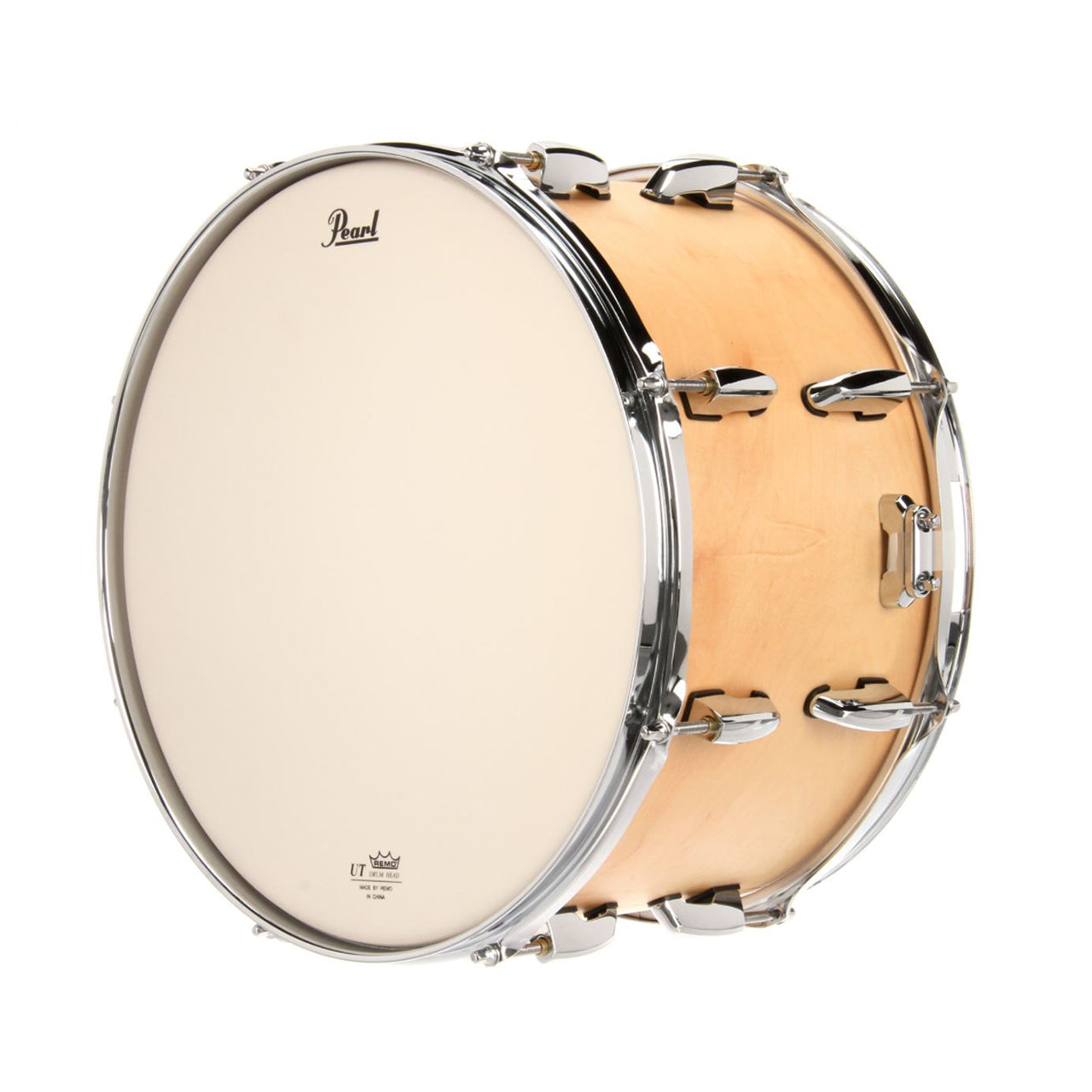 Pearl Modern Utility 14x8 Snare Drum with 6-ply Maple SST Shell, Bridge  Lug, Strainer (MUS1480M #224 Matte Natural)