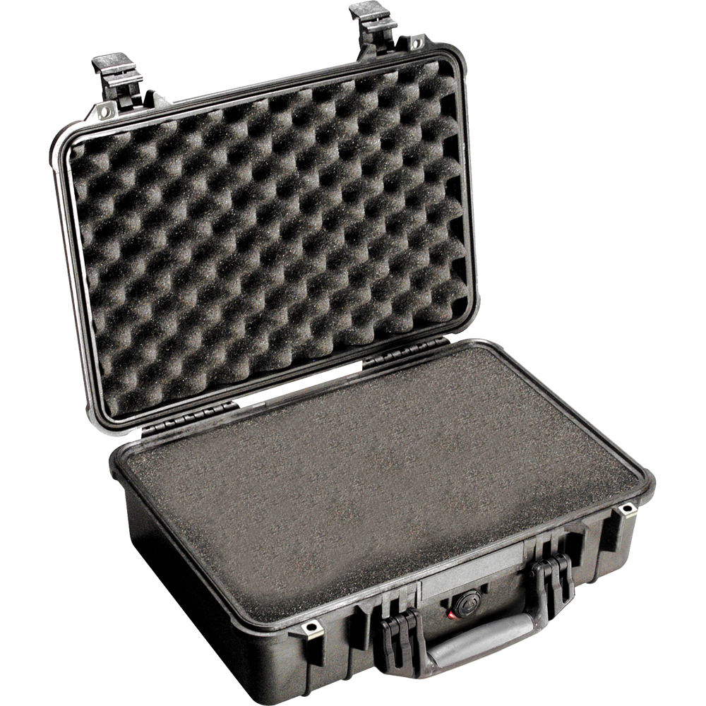 Pelican 1500 Protector Case Watertight Crushproof Dustproof Hard Casing with Automatic Purge Valve IP67 (with Foam / Padded Dividers)