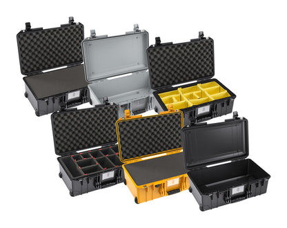 [CLEARANCE] Pelican Air HPX-Polymer Wheeled Carry-On Lightweight Watertight Hard Case (BLACK, YELLOW, SILVER, BLACK-NF, BLACK-WD, BLACK-TP) | Model 1535 WF / NF / WD / TP