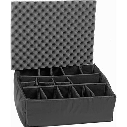 Pelican 1610 Protector Transport Case Unbreakable Watertight Dustproof Trolley Hard Casing with Extension Handle and Wheels, IP67 Rating (with Foam / Dividers)