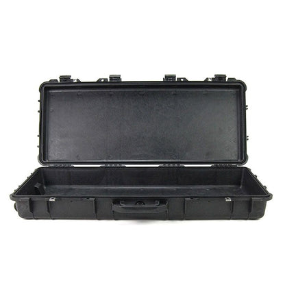 Pelican 1720 Long Protector Case Watertight Dustproof Unbreakable Hard Weapon Casing with Wheels, Foldable Side Handle, Foam Set, Automatic Pressure Equalization Valve (Black)