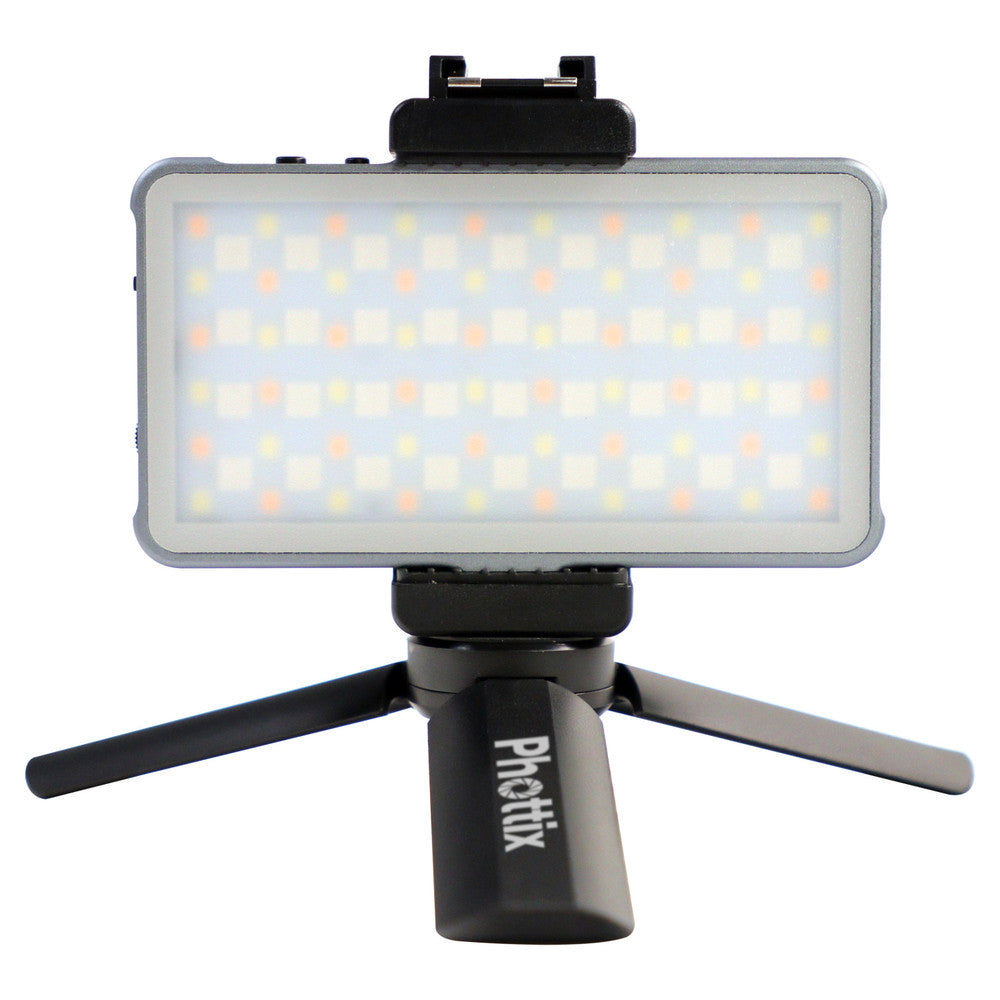 Phottix M100R Ultra Slim RGB LED Light with 21 Lighting Effects, Adjustable Brightness & 2500-8000K Color Temperature for Photography, Videography | PH81418