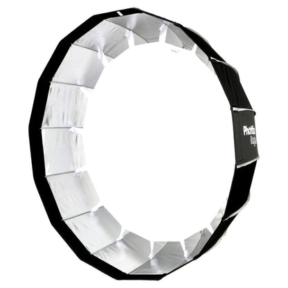 [CLEARANCE] Phottix Raja 85cm Quick-Folding Umbrella Style Round Softbox with Grid, Removable Interior Baffle and Bowens S-Mount for Photography | PH82728