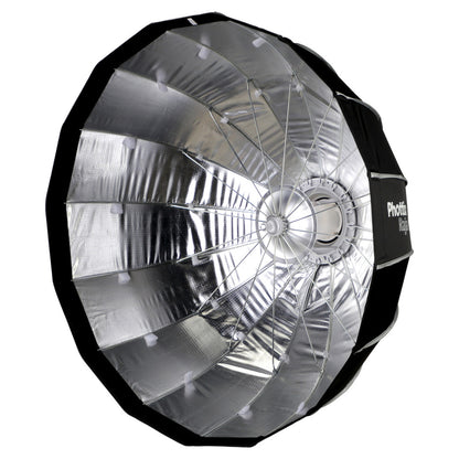 [CLEARANCE] Phottix Raja 85cm Quick-Folding Umbrella Style Round Softbox with Grid, Removable Interior Baffle and Bowens S-Mount for Photography | PH82728