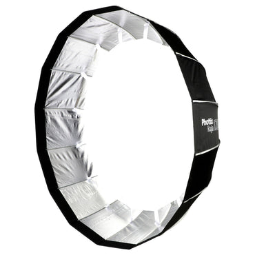 Phottix Raja 120cm Deep Quick-Folding Umbrella Style Round Softbox with Removable Front Face, Interior Baffle and Bowens S-Mount for Photography | PH82729