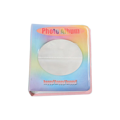 [CLEARANCE] Pikxi 64 Pockets Cute Mini Instant Film Photo Album with 16 Pages White for FUJIFILM Instax Mini Film Camera, Picture and Card Holder | AMH64-09 WHITE