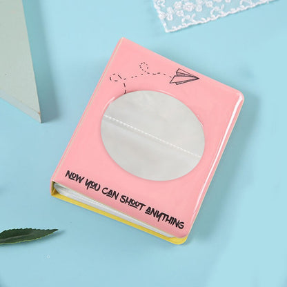 [CLEARANCE] Pikxi 64 Pockets Cute Mini Instant Film Photo Album with 16 Pages White for FUJIFILM Instax Mini Film Camera, Picture and Card Holder | AMH64-09 WHITE