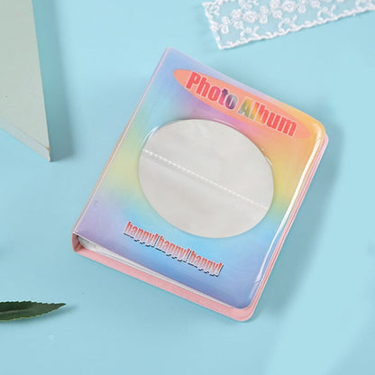 [CLEARANCE] Pikxi 64 Pockets Cute Mini Instant Film Photo Album with 16 Pages White for FUJIFILM Instax Mini Film Camera, Picture and Card Holder | AMH64-09 WHITE