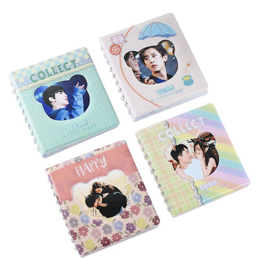 [CLEARANCE] Pikxi 68 Pockets Cute Bear Mini Instant Film Photo Album with 17 Pages Transparent for FUJIFILM Instax Mini Film Camera, Picture and Card Holder | AMH68-01 GREEN