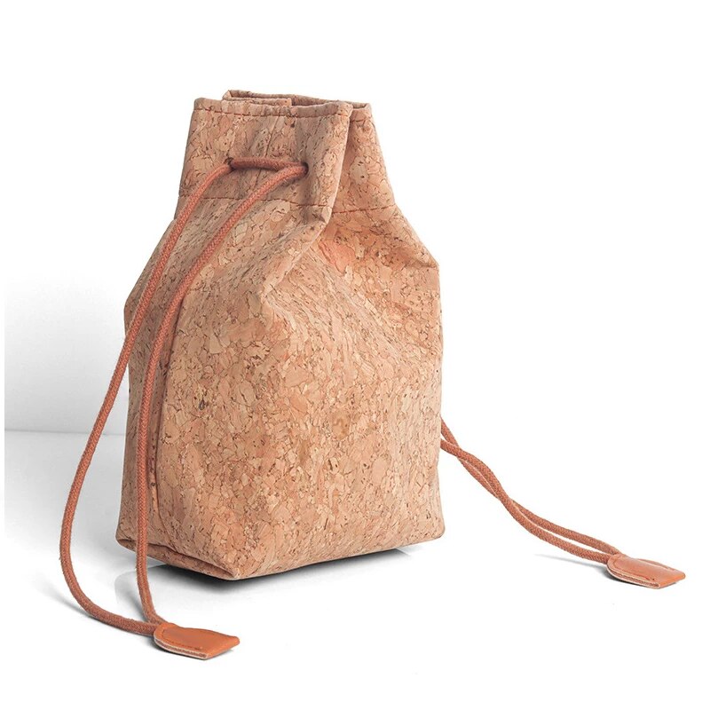[CLEARANCE] Pikxi BS-08 Cute Cork Drawstring Camera Storage Bag for Fujifilm Instax Mini 11 Instant Camera