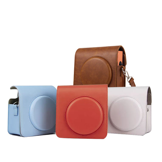 Pikxi BSQS1 Fujifilm Instax Square SQ1 Leather Camera Case Bag (3 Available Colors)