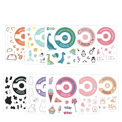 [CLEARANCE] Pikxi CM11 Clear Transparent Protective Case with Strap and Cute Sticker for Fujifilm Instax Mini 11 Camera