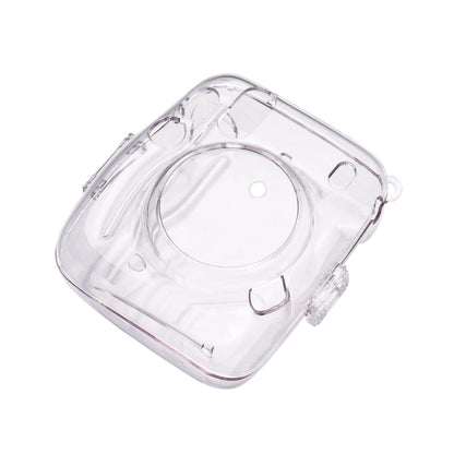 [CLEARANCE] Pikxi CM11 Clear Transparent Protective Case with Strap and Cute Sticker for Fujifilm Instax Mini 11 Camera